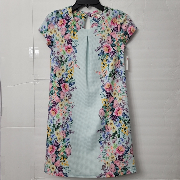 Poppies and Roses Big Girls  Floral Fit-And-Flare Dress - Picture 5 of 7